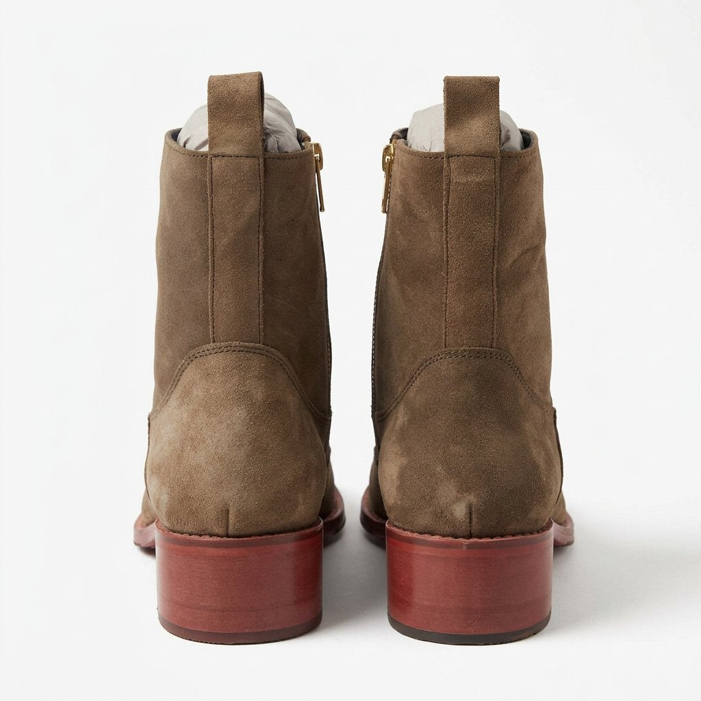 Scarface – Desert Taupe Suede Leather Chelsea Boots